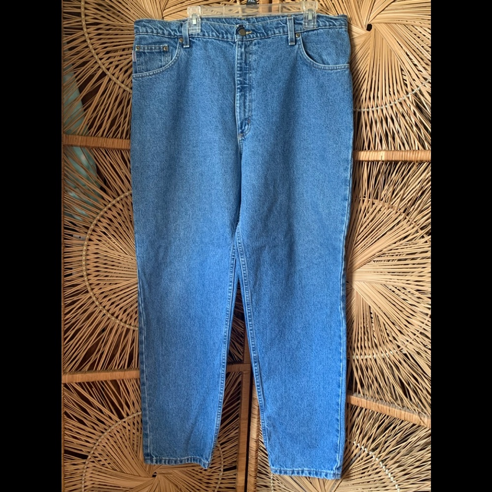 Carhartt 38x32 Relaxed Fit Blue Denim Jeans